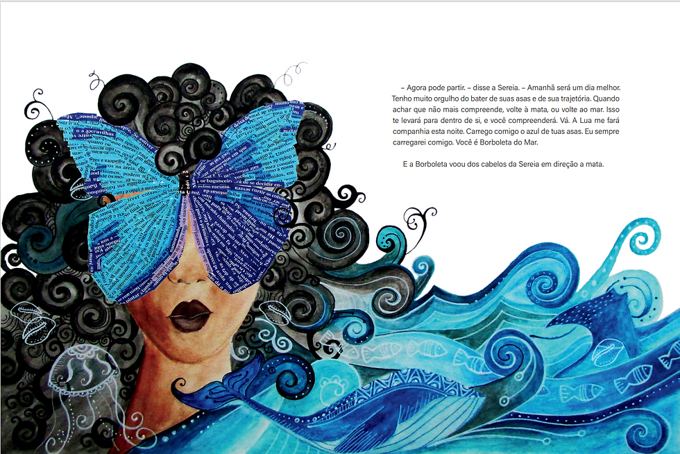 Miniatura: Livro "Borboleta do Mar"- Sabryna Mato Grosso