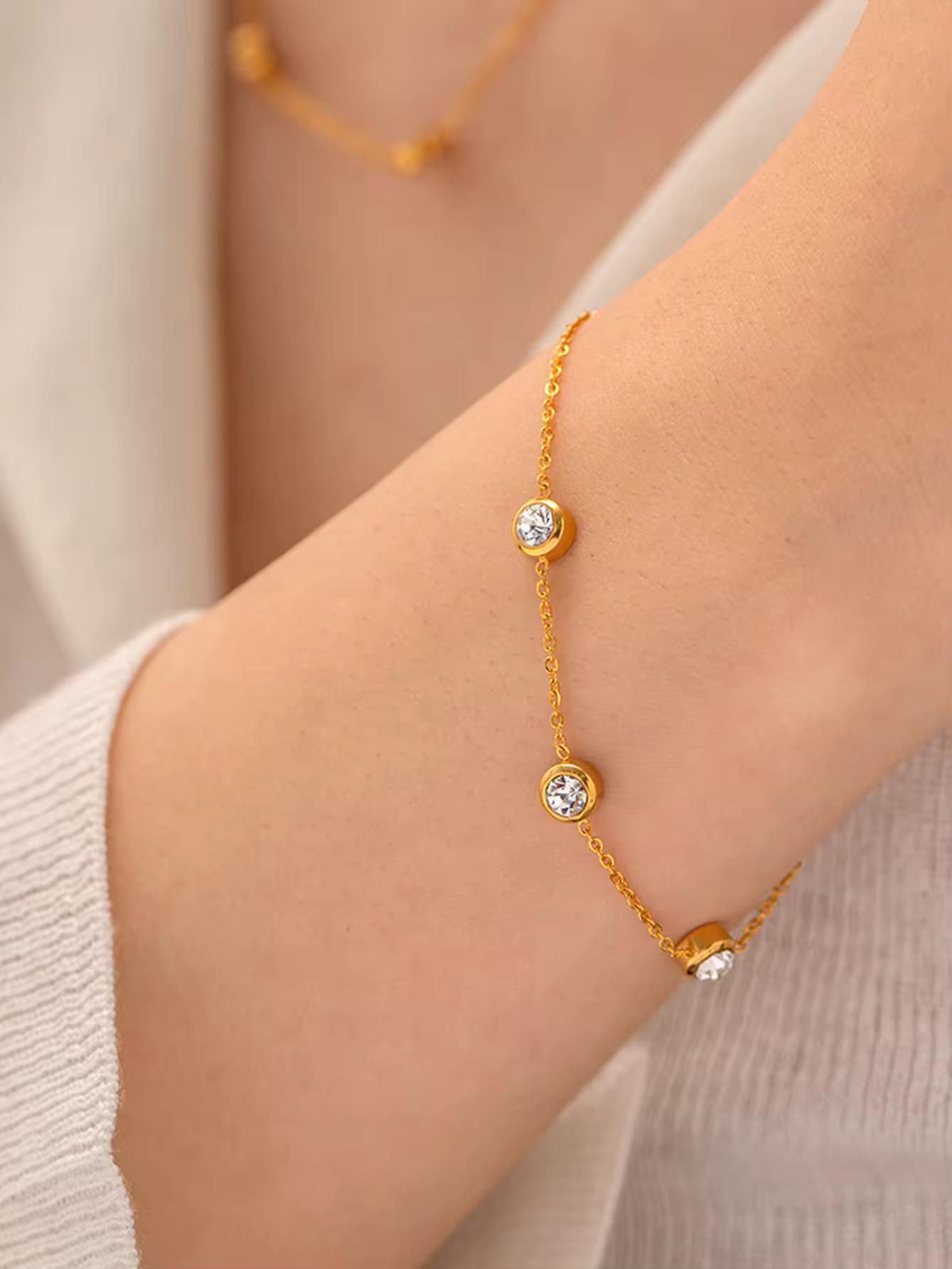 The Daily Luxe Bracelet 18K Gold Plated Non Tarnish Waterproof Bracelet