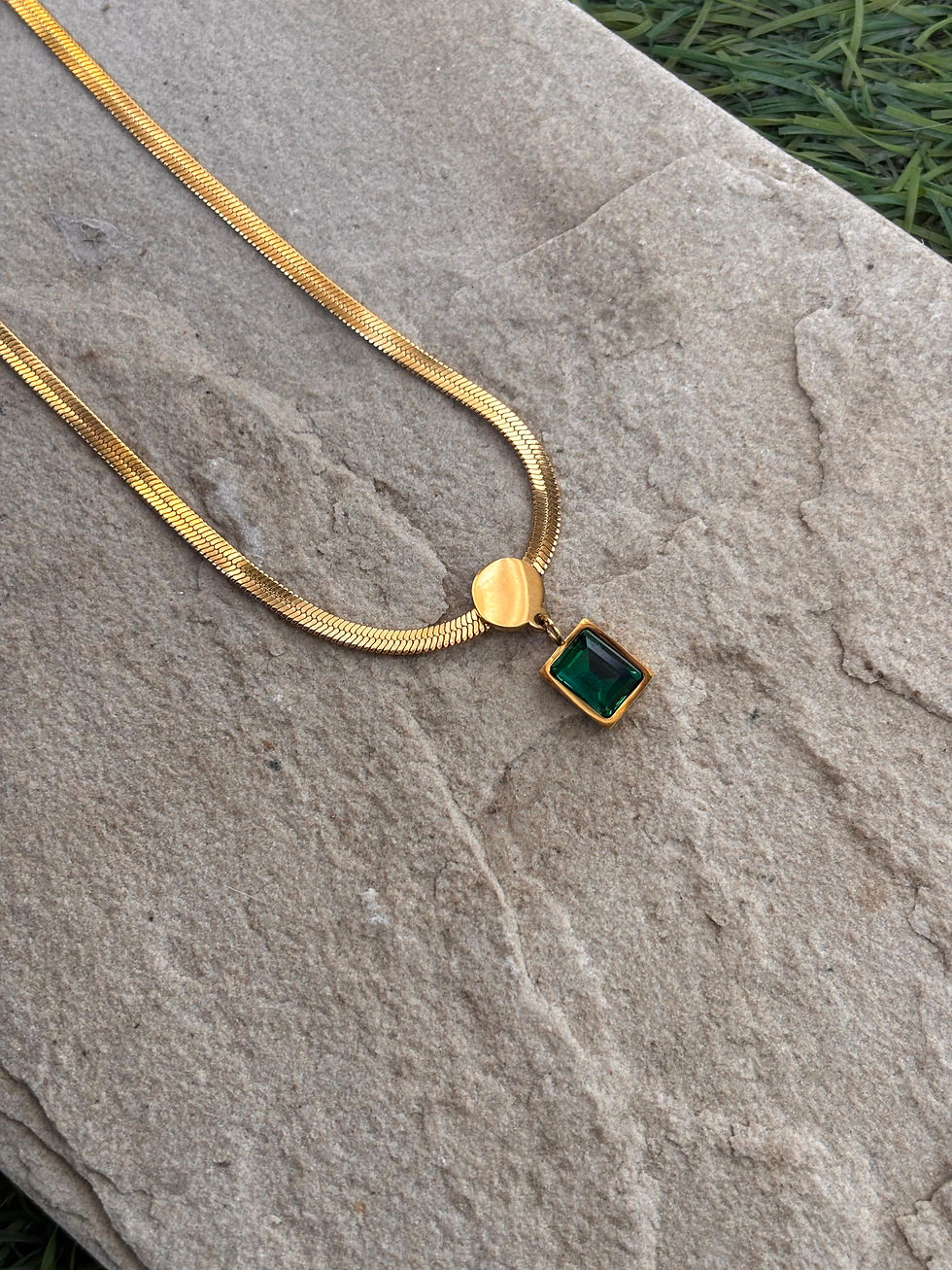 Thumbnail: Soléa 18K Gold Plated Waterproof Non Tarnish Necklace