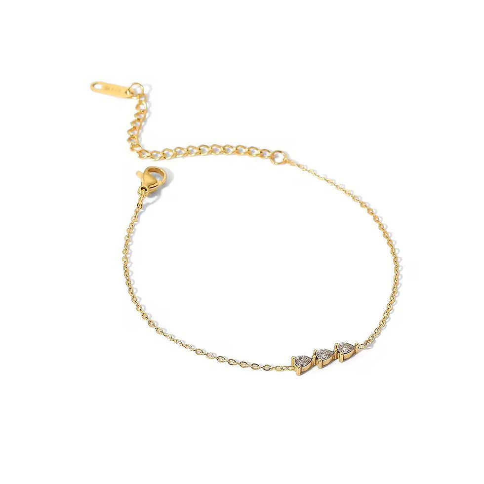 Thumbnail: Soul Sister Chain Gold 18K Gold Plated Non Tarnish Waterproof Bracelet