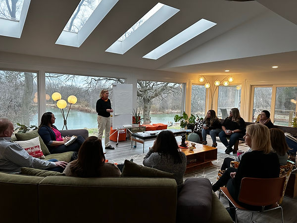 Anne Kritzmire leading a teams workshop