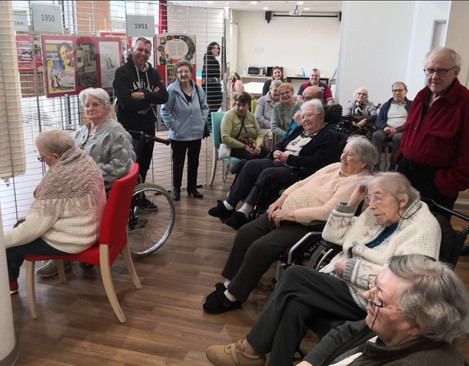 Chaque visite guidée était suivie d’un goûter en toute convivialité.

