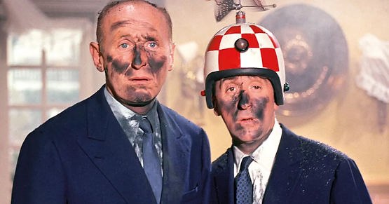 Bourvil (Eugène Laporte) et Jean Lefebvre (Fernand)
