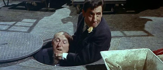 Bourvil (Eugène Laporte) et Jean Lefebvre (Fernand)