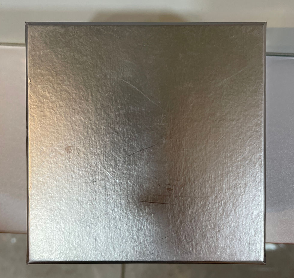 Thumbnail: Gift box gold/silver square 