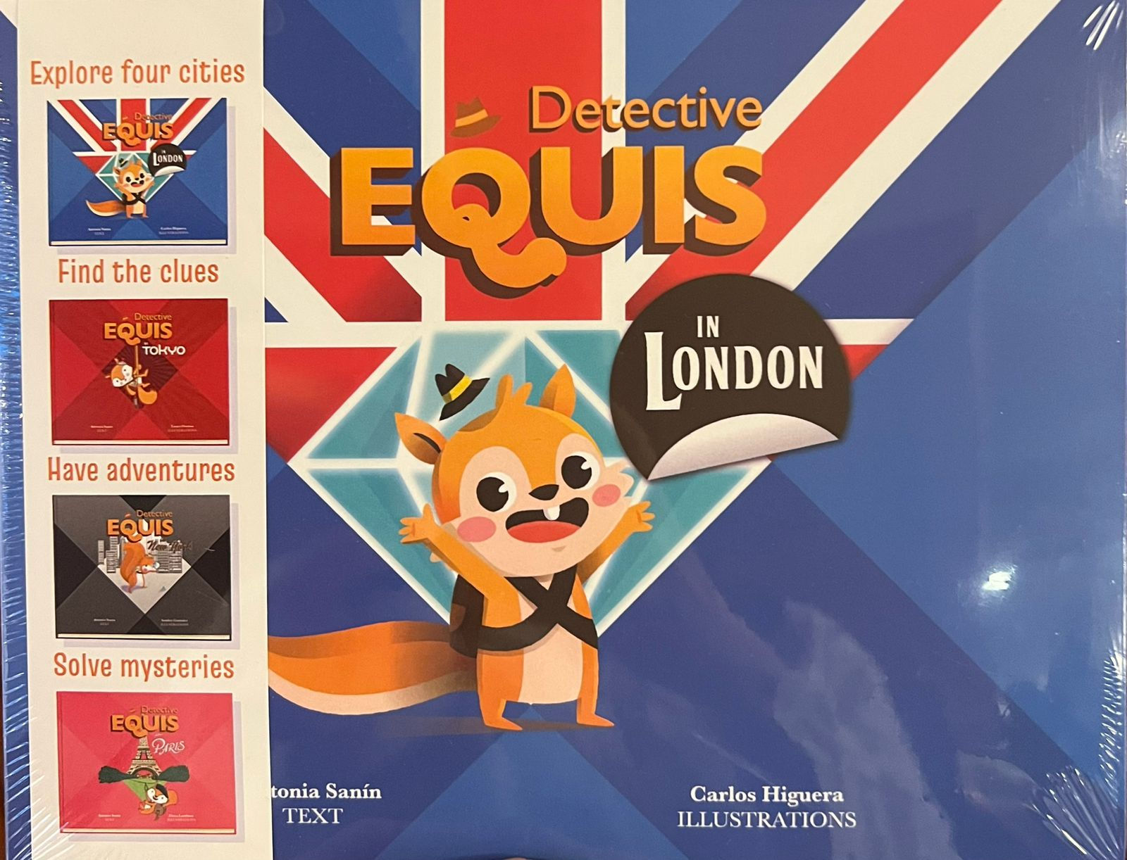 Set de 4 libros en inglés (London, Tokyo,  New York, Paris)