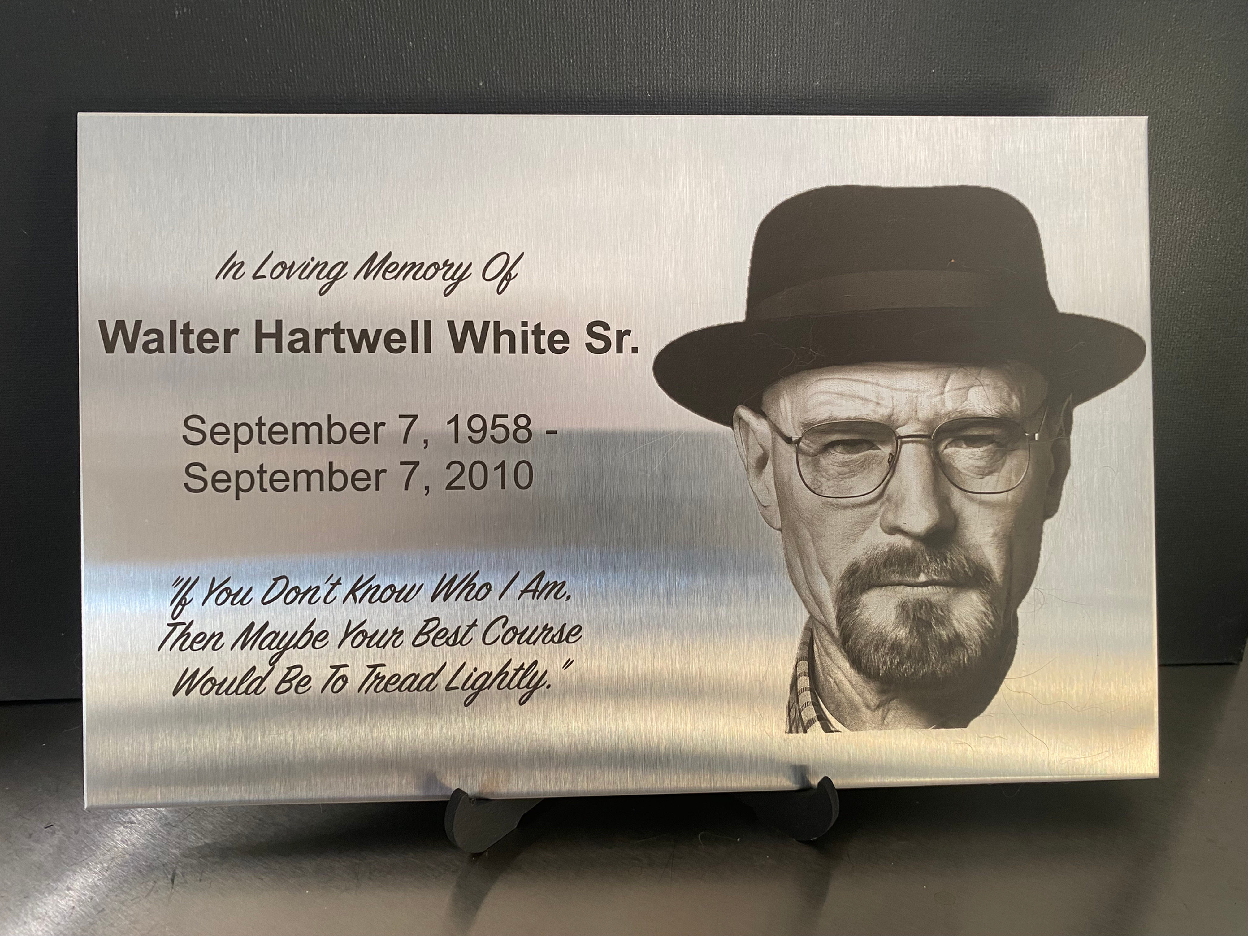 Stainless Steel Engraving