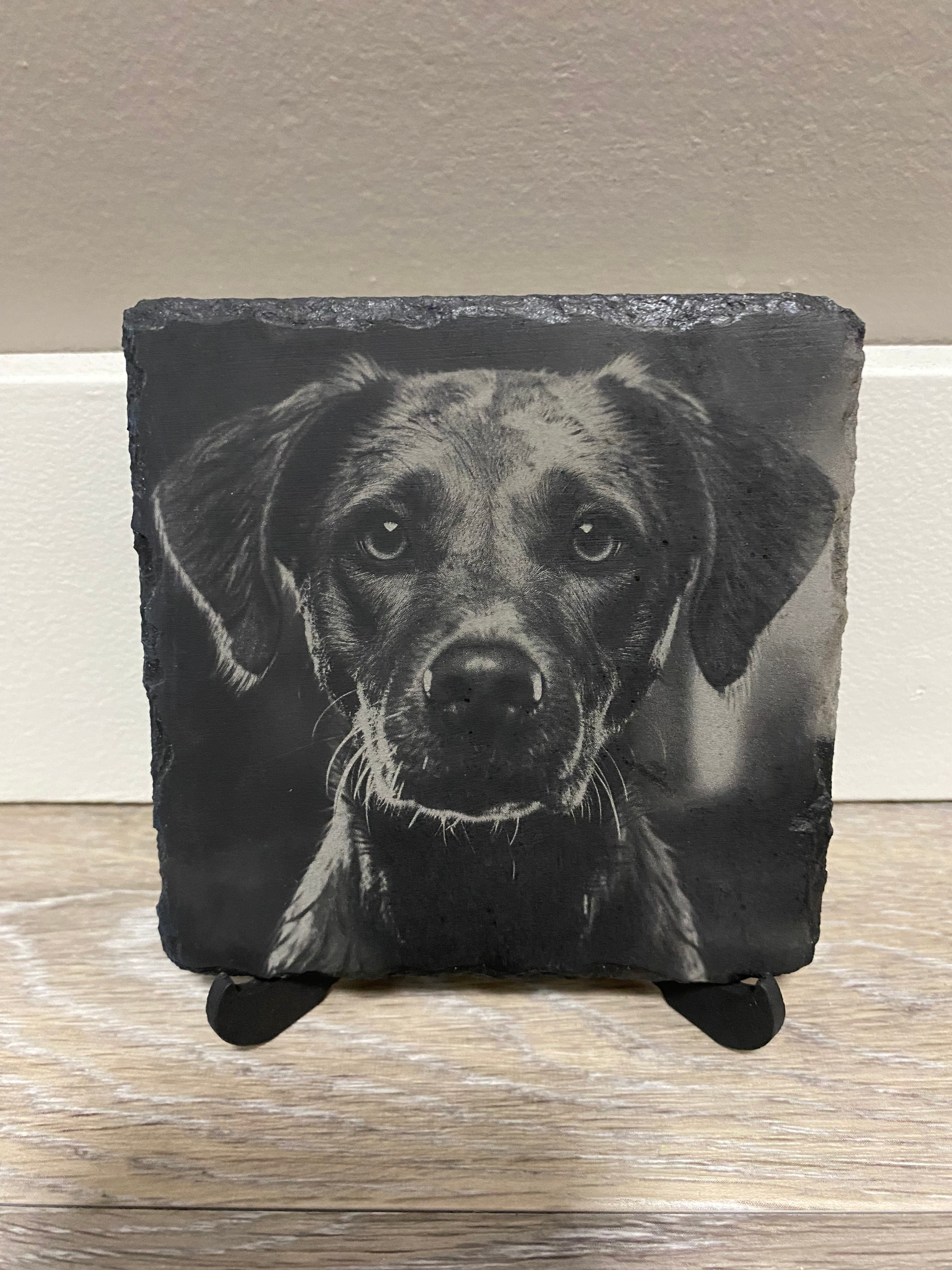 4" Photos to Slate with stand