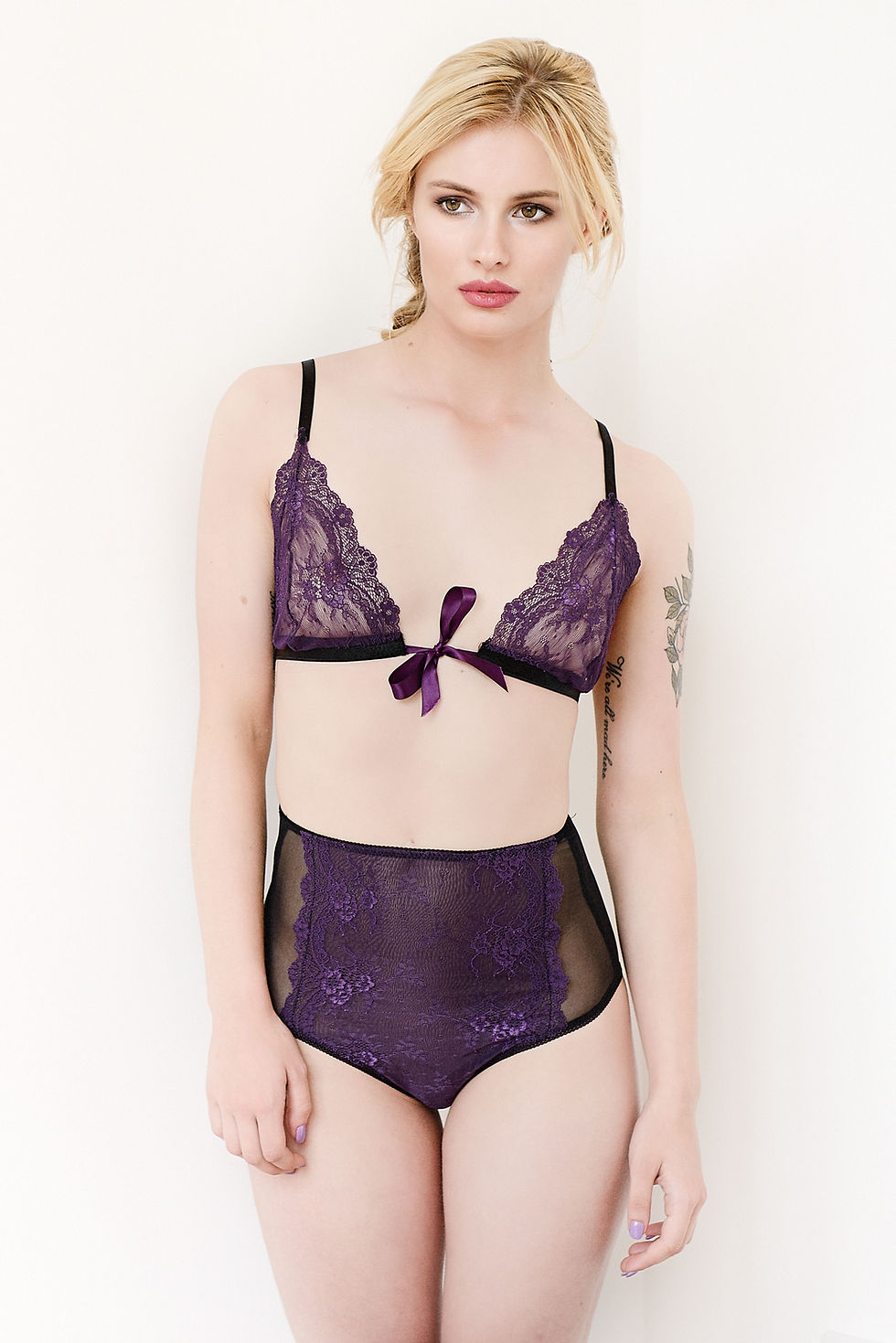 Athena Bralet and High Waisted Knickers
