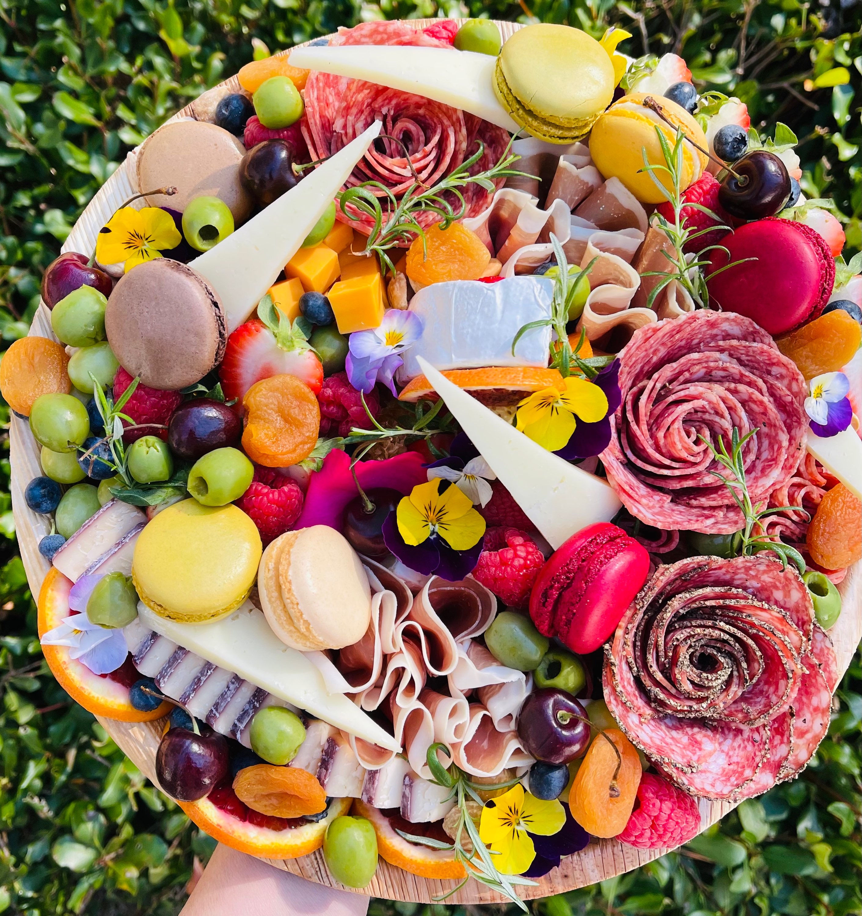 13” Round Palm Leaf Platter