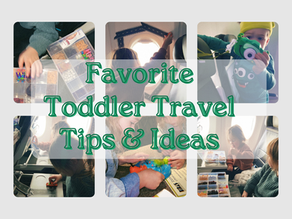 Favorite Travel Tips for Toddlers