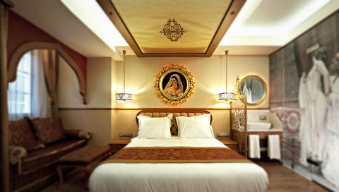 From Annie Deneyici's Sultans' Wives collection commissioned by Hotel Sultania in Istanbul as part of the hotel's identity