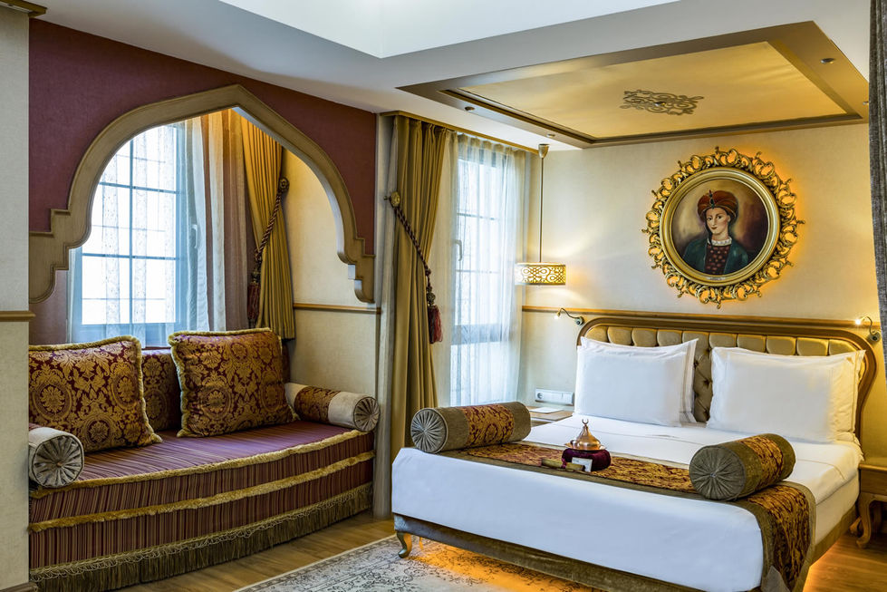 From Annie Deneyici's Sultans' Wives collection commissioned by Hotel Sultania in Istanbul as part of the hotel's identity