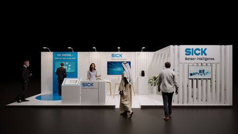 SICK BOOTH DESIGN MAIN VIEW