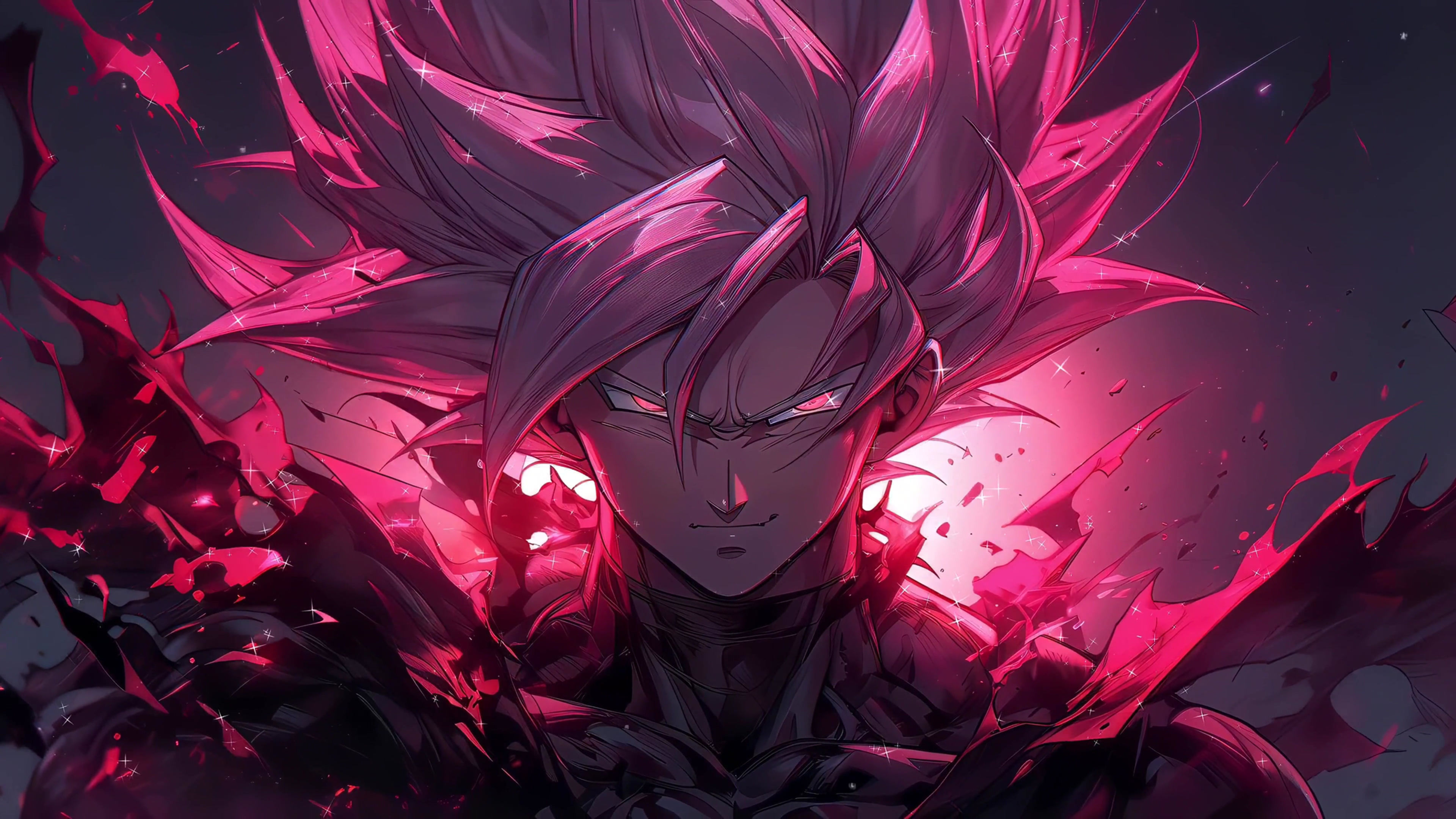 DB Goku Super Saiyan Rose 4k Live Wallpaper