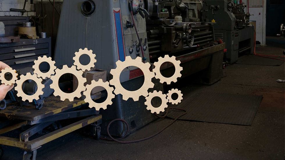 Visual representation of workflow optimization in a machine shop