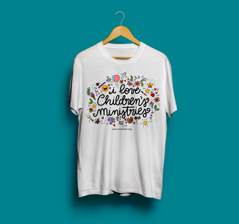White T-shirt  with New Me Retreat Branding and Identity
