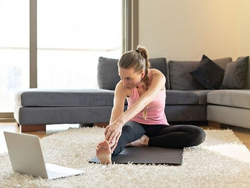 Short audio yoga sequence
