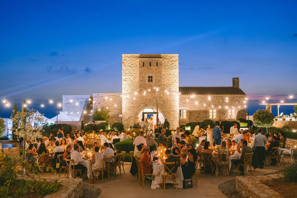 Destination wedding in Mani Peninsula, Ariá Estate Suites & Spa