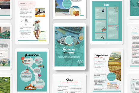 Tablet mock-up of a digital book