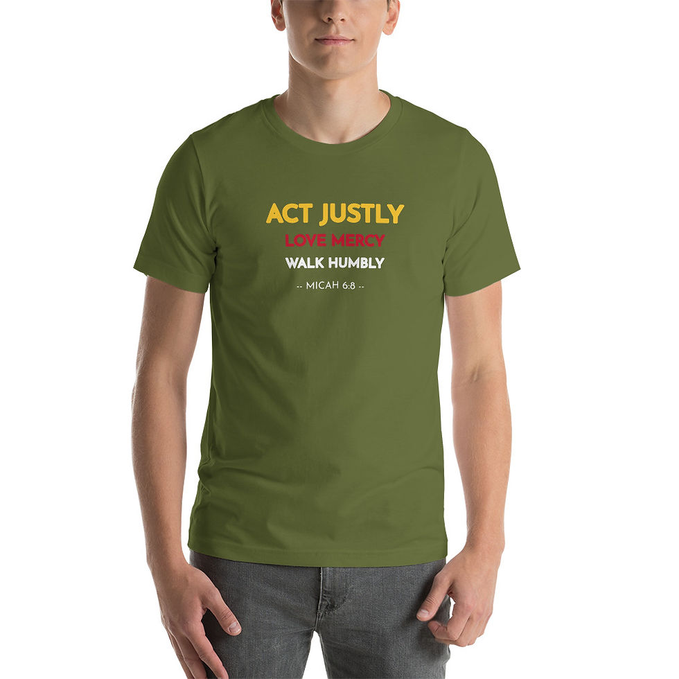 Thumbnail: Act Justly Unisex Premium T-Shirt