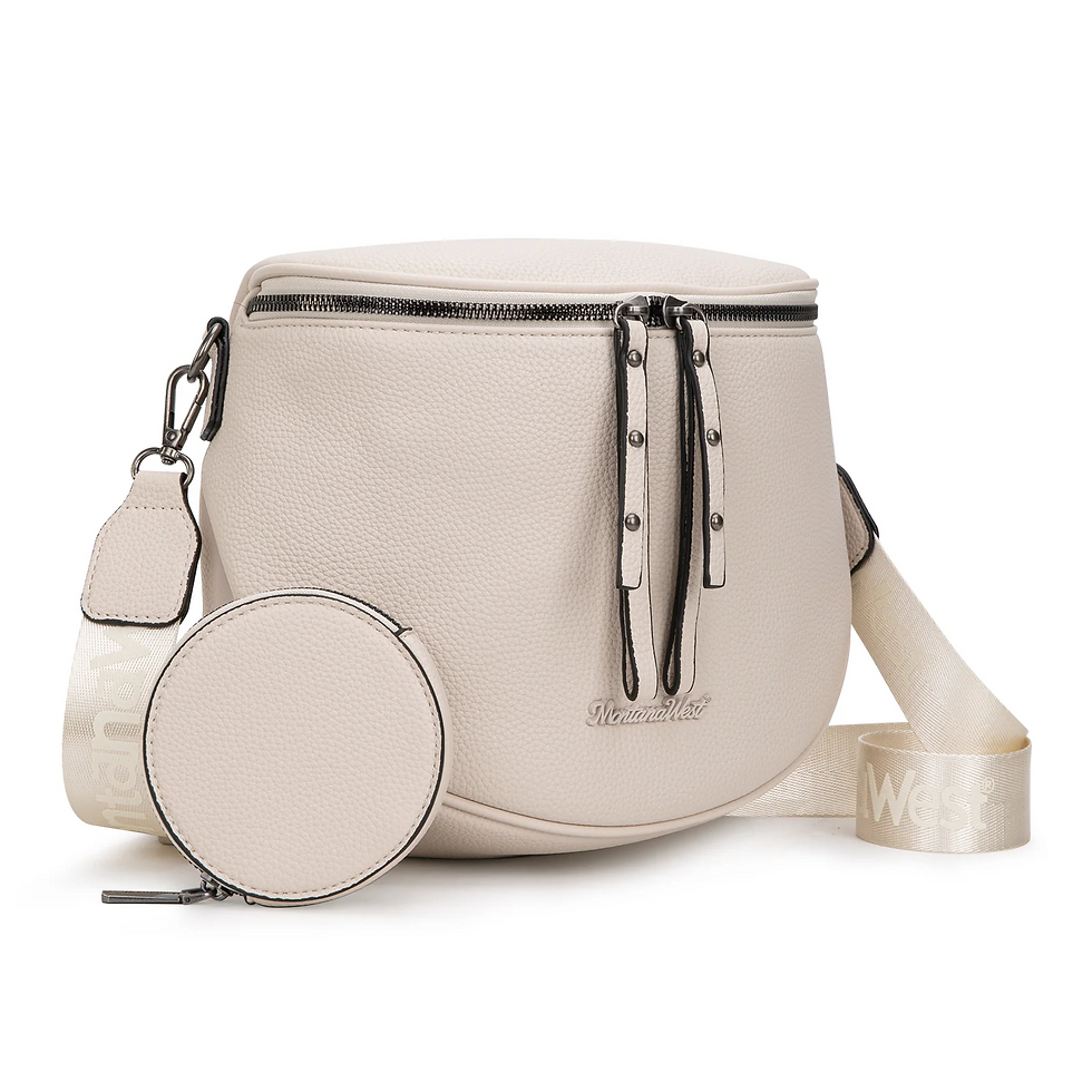 Thumbnail: Montana West Spacious Crossbody Bum Bag with Coin Purse