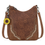 Thumbnail: Montana West Embossed Collection Crossbody Bag - Brown