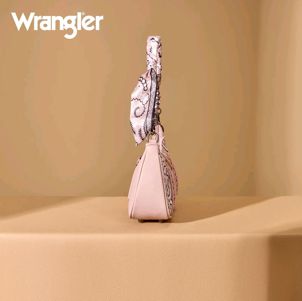Thumbnail: Wrangler Bandana Paisley Chain Shoulder Bag