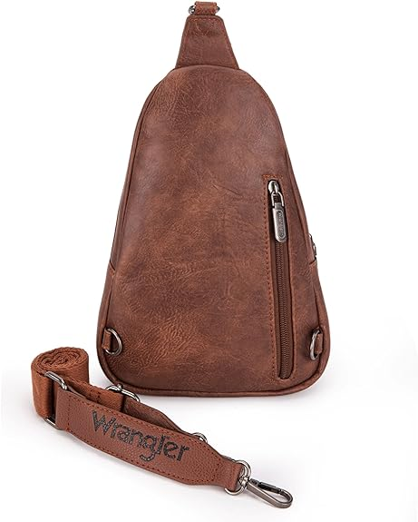 Thumbnail: Wrangler Sling Bag/Crossbody/Chest Bag Dual Zippered Compartment