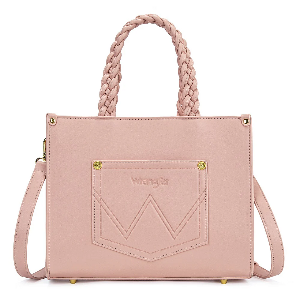 Thumbnail: Wrangler Floral Print Braided Tote Bag