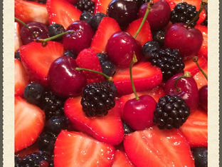 Cheesecake rouge baiser.