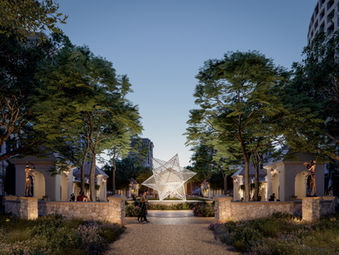 Ponce Circle Park Plans Bring Frank Stella and an Outdoor Stage to Coral Gables