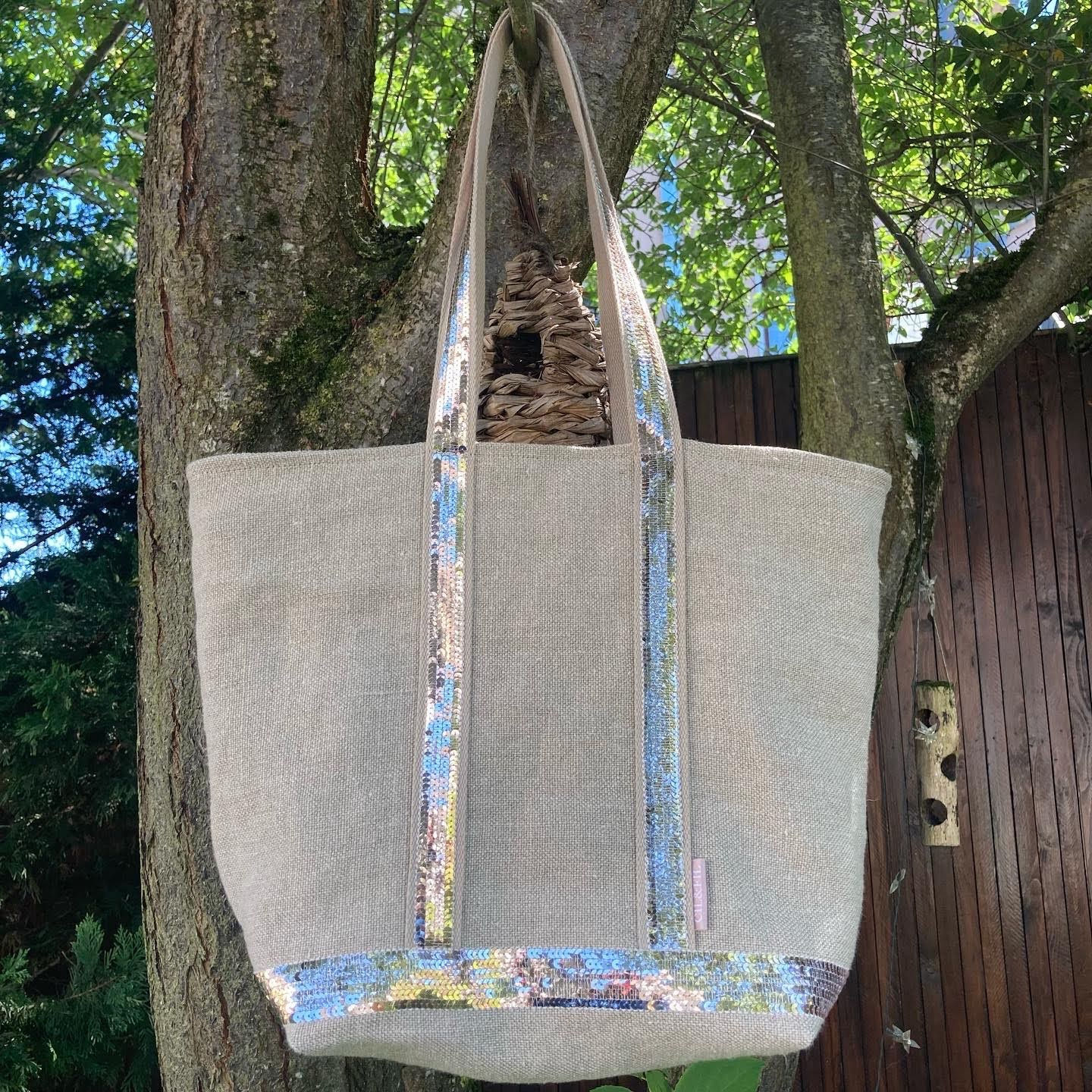 SAC CABAS et PAILLETTES