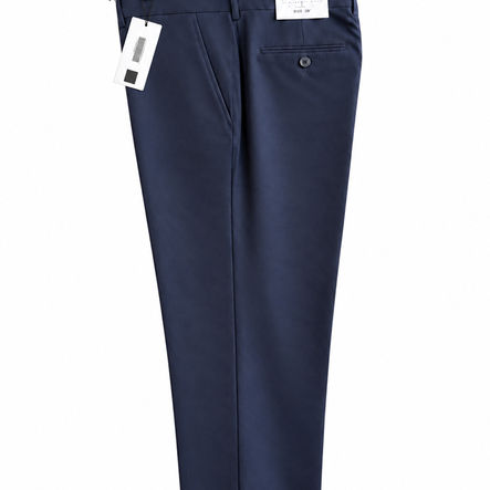 Mens Navy Linen Trousers All Sizes