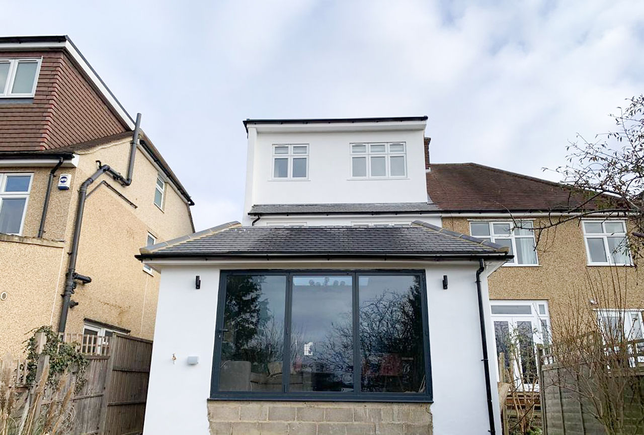 Loft Conversion, rear extension, new bathrooms and full house remodelling in St Albans.