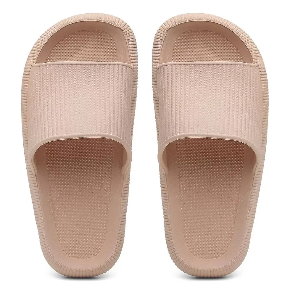 Thumbnail: Chinelo Slide Leve Confortável Moderno - Bege