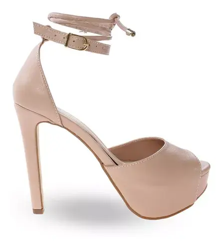 Miniatura: Sandália Feminina Meia Pata Salto Alto Fino M25