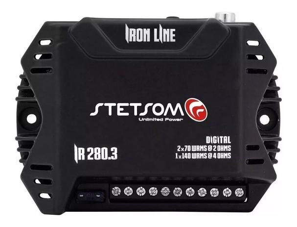 Miniatura: Modulo Stetsom Ir280.3 280w Rms 2 Ohms 3 Canais Iron Line