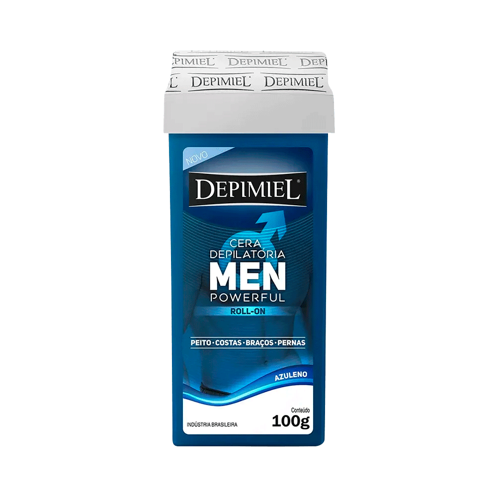 Cera Roll-on Men PowerFull Depimiel 100G