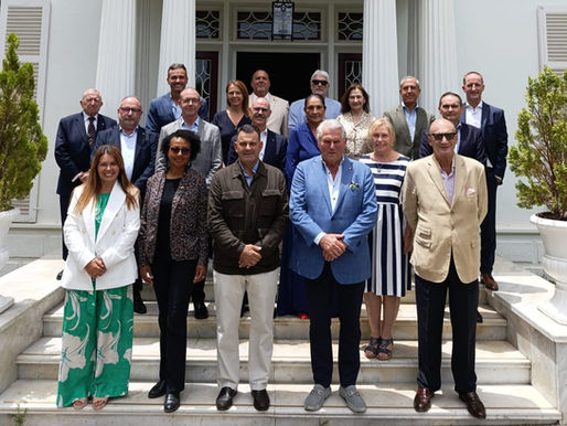 Cuerpo consular con Juan Hernández Mosquera
