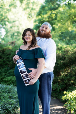 Garden Maternity Couple Shoot Cincinnati