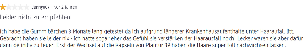 Ah-mazing Hair Vitamins Bewertung