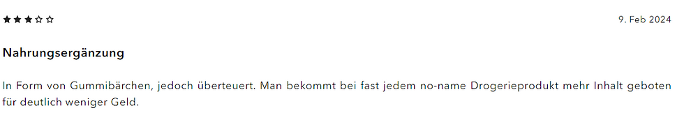 Ah-mazing Hair Vitamins Bewertung