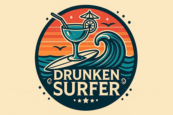 The Drunken Surfer logo