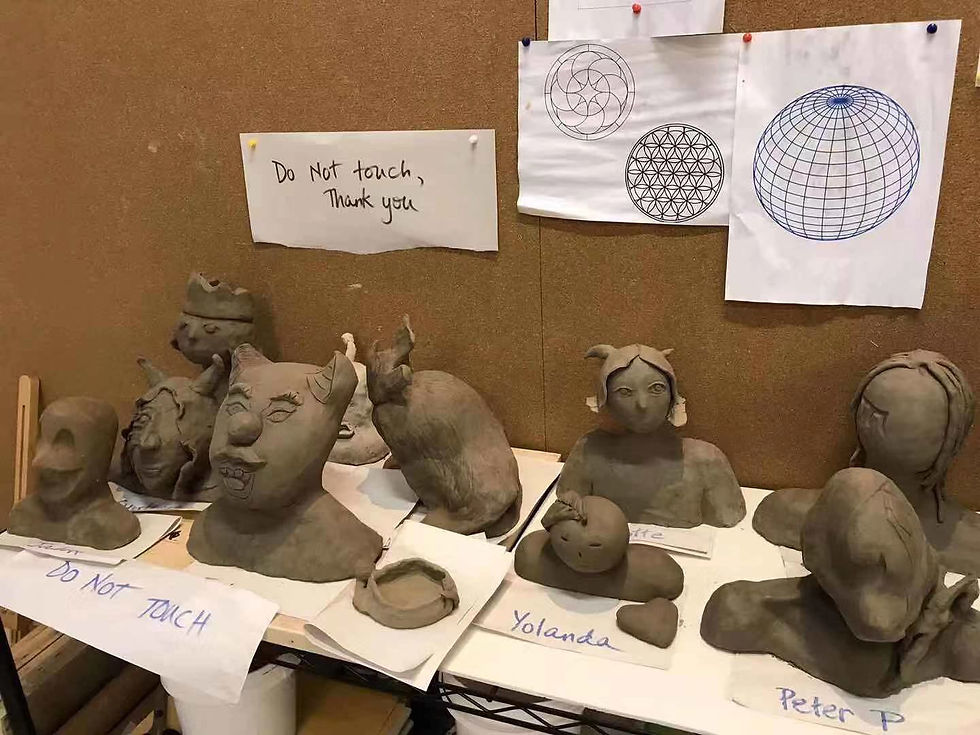 Yr 9 Ceramic studies, 2019