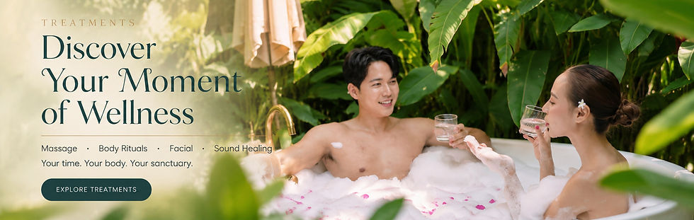 Discover your moment of wellness – massage, body rituals, facials and sound healing at Niyama Spa & Wellness, Phuket