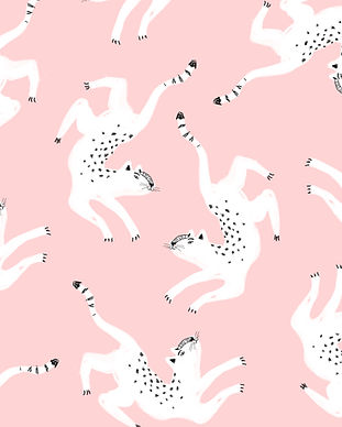 Illustrated White Cats