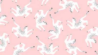 Illustrated White Cats