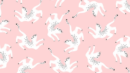 Illustrated White Cats