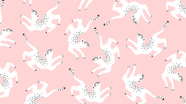 Illustrated White Cats